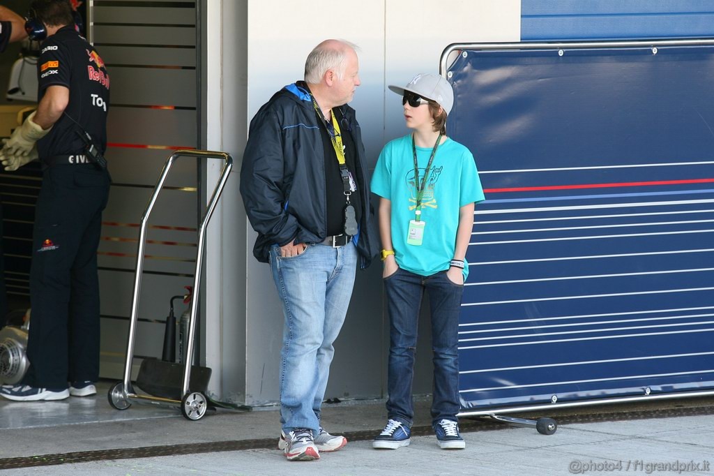Jerez Test Febbraio 2011, 12.02.2011- Father of Sebastian Vettel e Fabian Vettel (GER) Brother of Sebastian Vettel (GER)