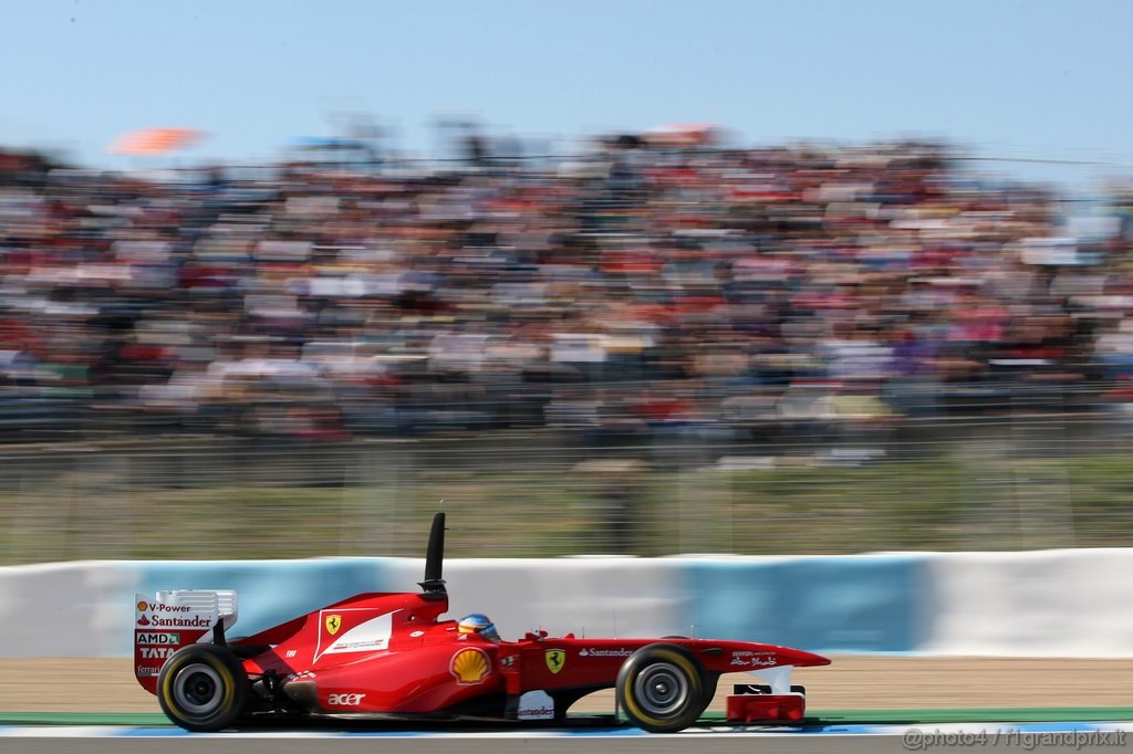 Jerez Test Febbraio 2011, 12.02.2011- Fernando Alonso (ESP), Ferrari, F-150 Italia 