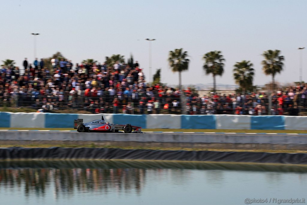 Jerez Test Febbraio 2011, 12.02.2011- Lewis Hamilton (GBR), McLaren  Mercedes, MP4-26 