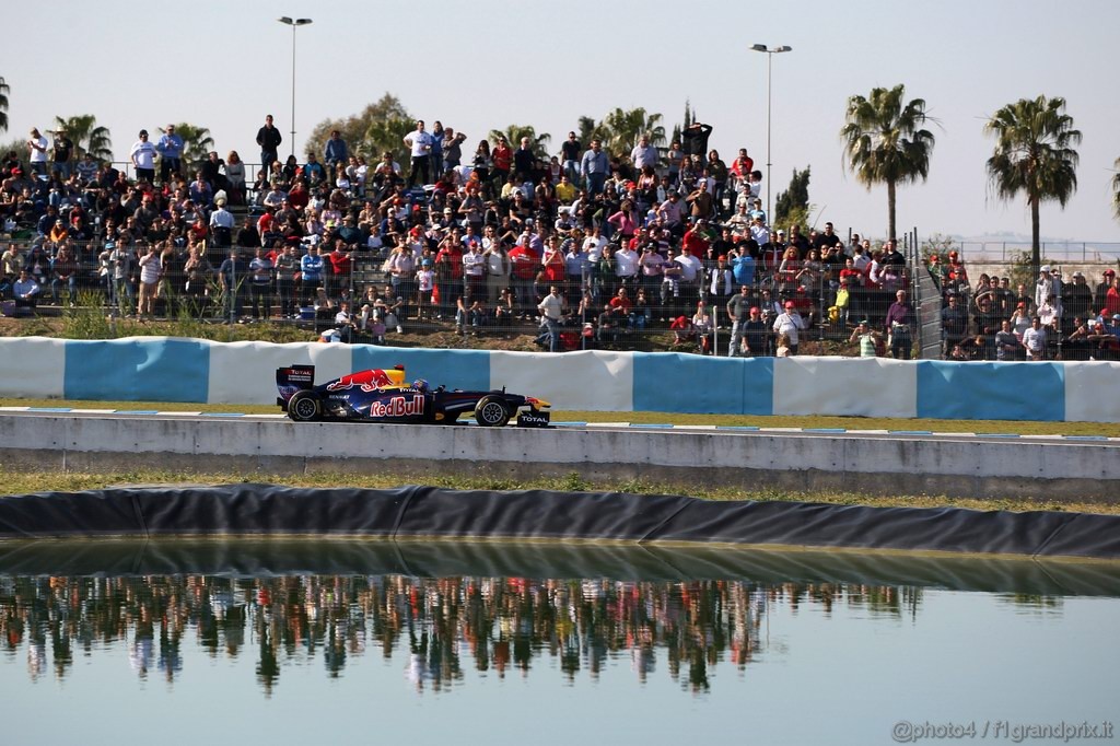 Jerez Test Febbraio 2011, 12.02.2011- Sebastian Vettel (GER), Red Bull Racing, RB7 
