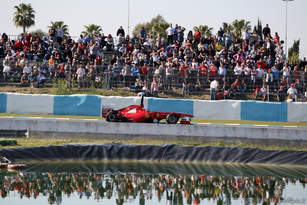 Jerez Test Febbraio 2011, 12.02.2011- Fernando Alonso (ESP), Ferrari, F-150 Italia 
