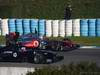 Jerez Test Febbraio 2011, 12.02.2011- Rubens Barrichello (BRA), Williams FW33 e Lewis Hamilton (GBR), McLaren  Mercedes, MP4-26 