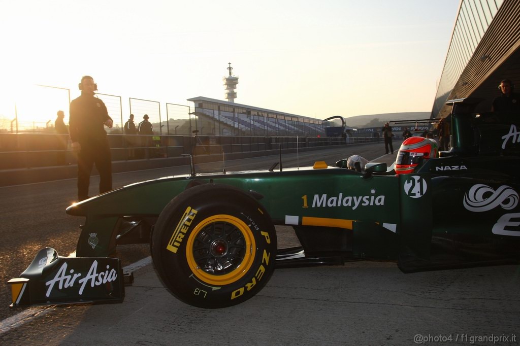 Jerez Test Febbraio 2011, 11/2/2011-Jarno Trulli (ITA), Team Lotus, TL11 