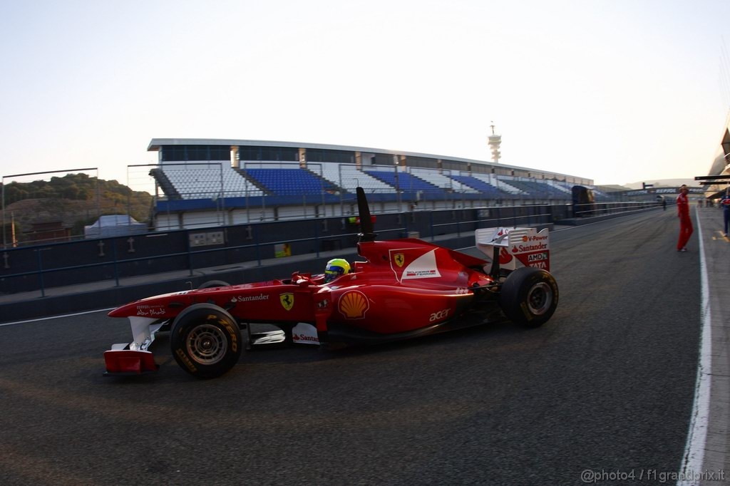 Jerez Test Febbraio 2011, 11/2/2011- Felipe Massa (BRA), Ferrari, F-150 Italia 