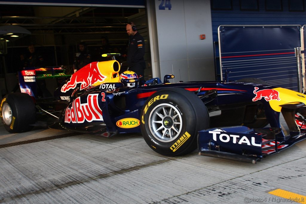 Jerez Test Febbraio 2011, 11/2/2011- Mark Webber (AUS), Red Bull Racing, RB7 