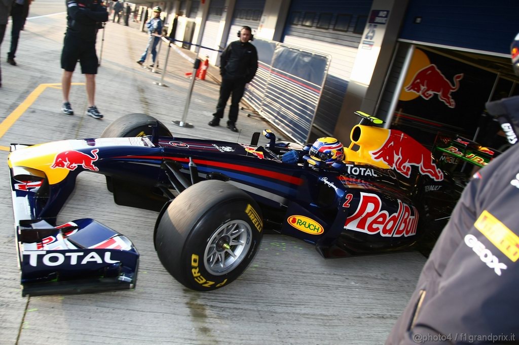 Jerez Test Febbraio 2011, 11/2/2011- Mark Webber (AUS), Red Bull Racing, RB7 
