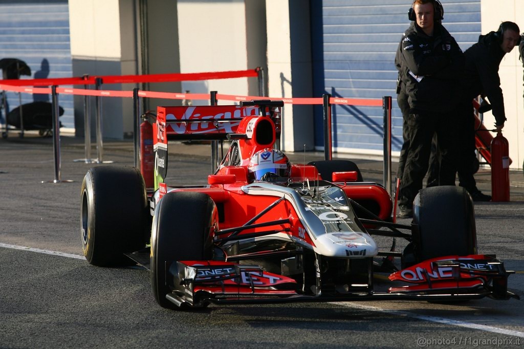 Jerez Test Febbraio 2011, 11/2/2011- Timo Glock (GER), Marussia Virgin Racing VR-02 