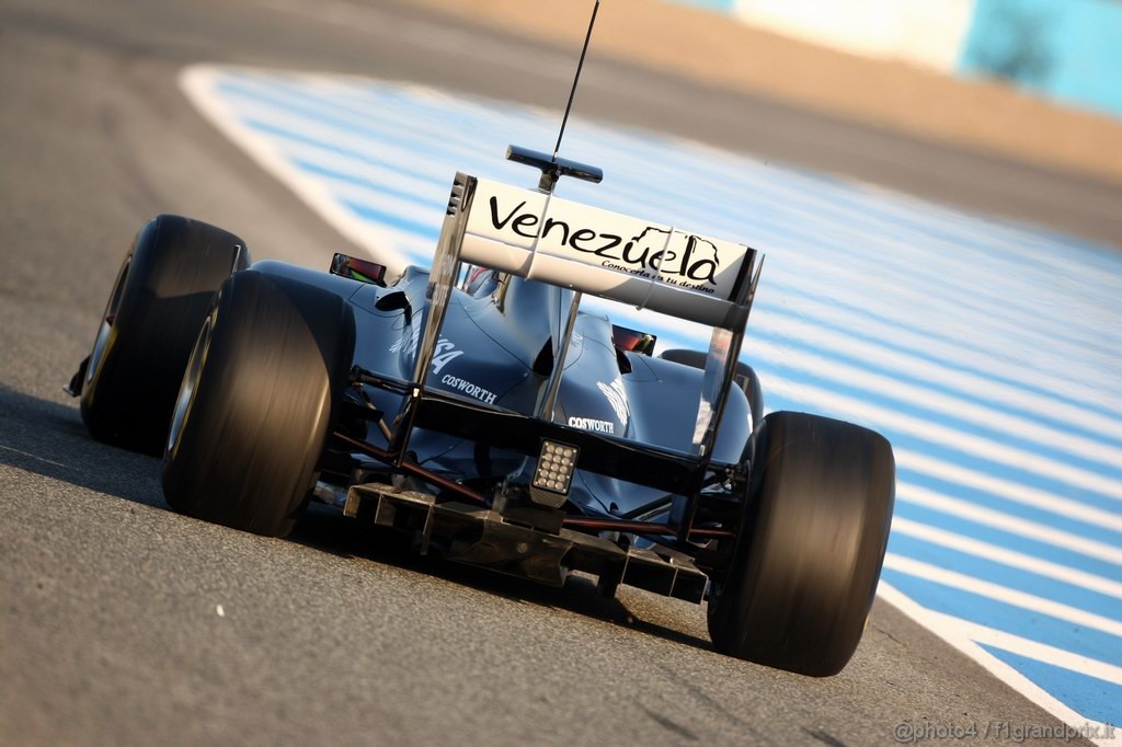 Jerez Test Febbraio 2011, 11/2/2011- Pastor Maldonado (VEN), Williams FW33 