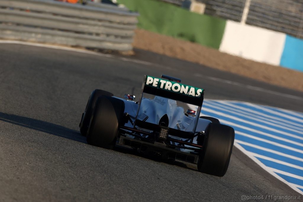 Jerez Test Febbraio 2011, 11/2/2011- Michael Schumacher (GER), Mercedes GP Petronas F1 Team, MGP W02 