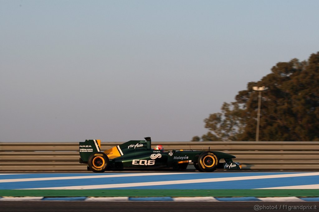 Jerez Test Febbraio 2011, 11/2/2011- Jarno Trulli (ITA), Team Lotus, TL11 
