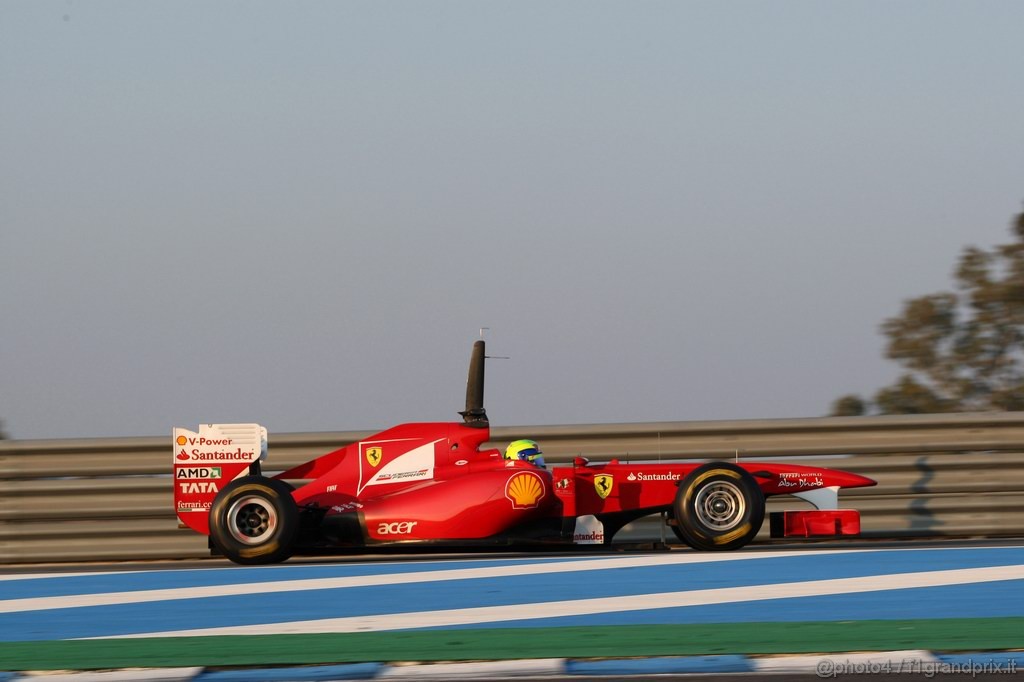Jerez Test Febbraio 2011, 11/2/2011- Felipe Massa (BRA), Ferrari, F-150 Italia 