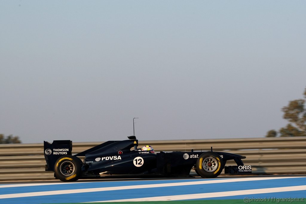 Jerez Test Febbraio 2011, 11/2/2011- Pastor Maldonado (VEN), Williams FW33 