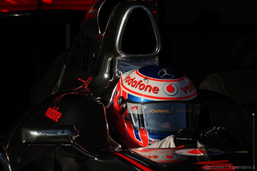 Jerez Test Febbraio 2011, 11/2/2011- Jenson Button (GBR), McLaren  Mercedes, MP4-26 