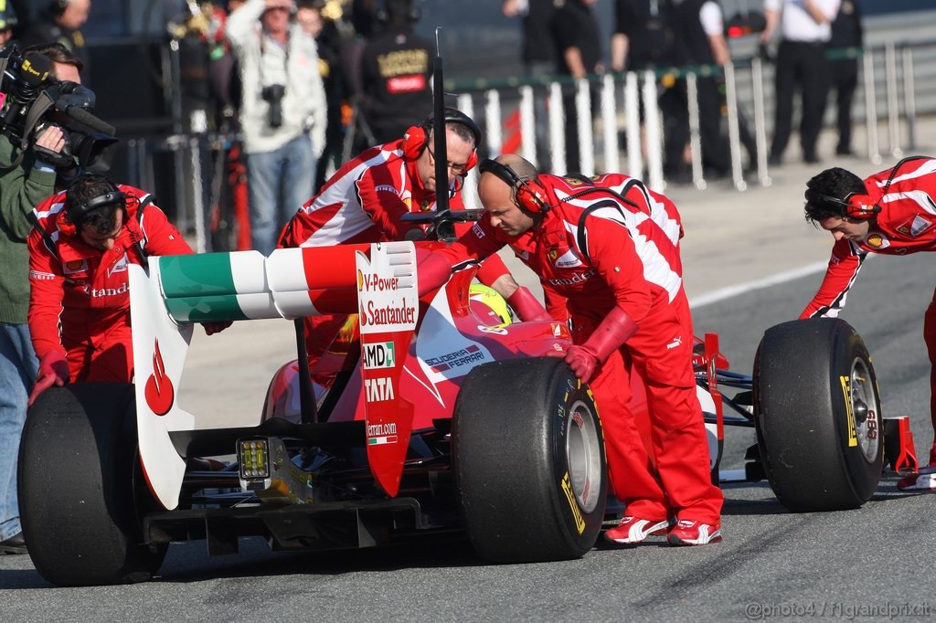 Jerez Test Febbraio 2011, 11/2/2011- Felipe Massa (BRA), Ferrari, F-150 Italia 