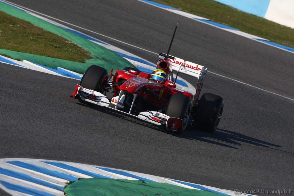 Jerez Test Febbraio 2011, 11/2/2011- Felipe Massa (BRA), Ferrari, F-150 Italia 
