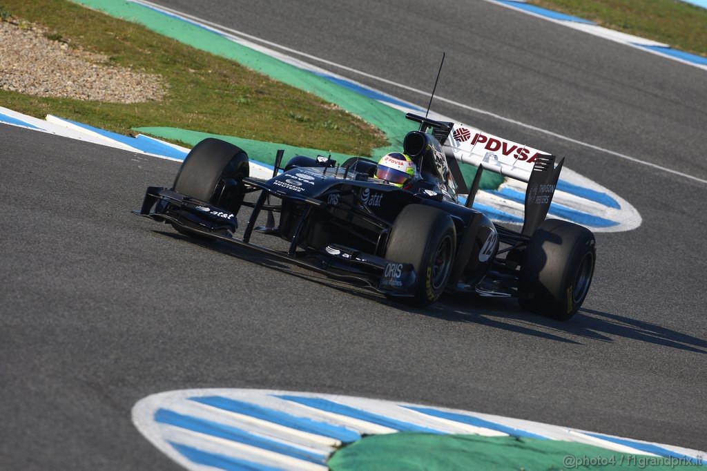 Jerez Test Febbraio 2011, 11/2/2011- Pastor Maldonado (VEN), Williams FW33 