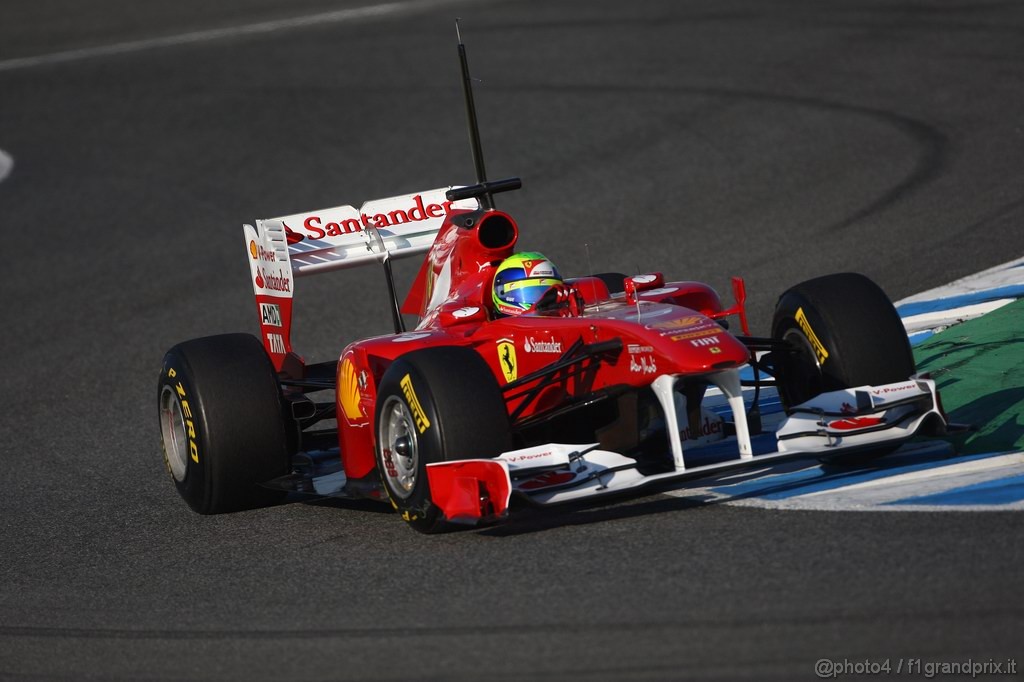 Jerez Test Febbraio 2011, 11/2/2011- Felipe Massa (BRA), Ferrari, F-150 Italia 