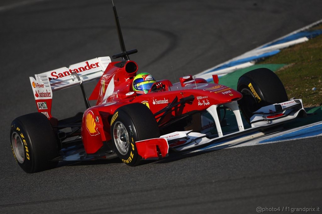 Jerez Test Febbraio 2011, 11/2/2011- Felipe Massa (BRA), Ferrari, F-150 Italia 