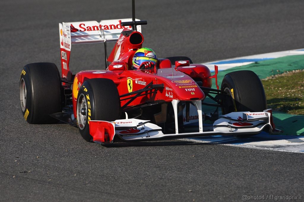 Jerez Test Febbraio 2011, 11/2/2011- Felipe Massa (BRA), Ferrari, F-150 Italia 