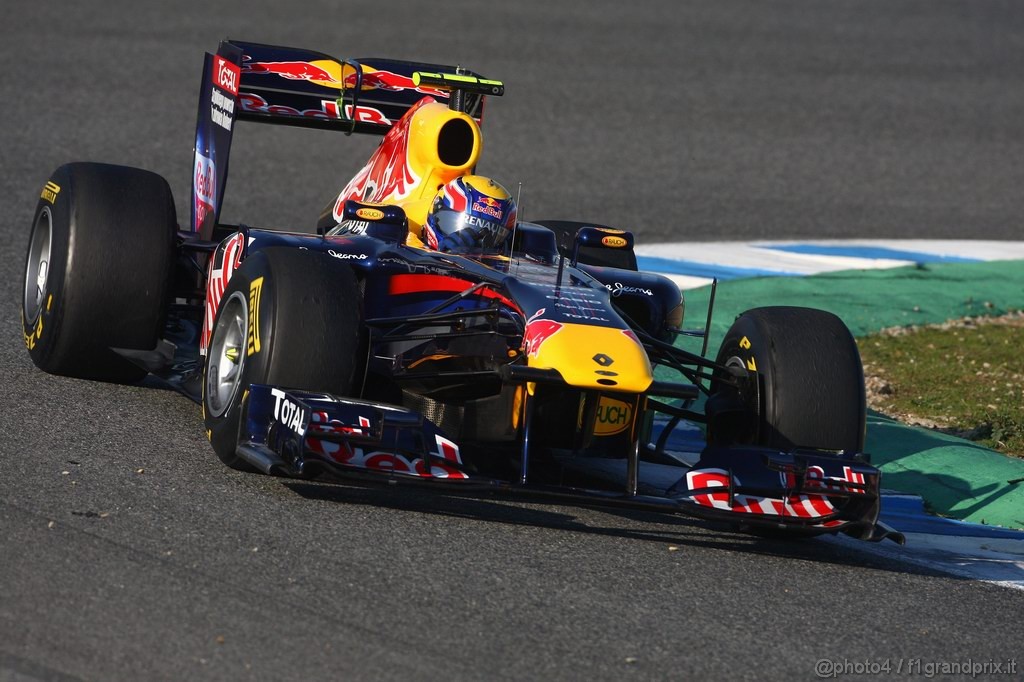 Jerez Test Febbraio 2011, 11/2/2011- Mark Webber (AUS), Red Bull Racing, RB7 