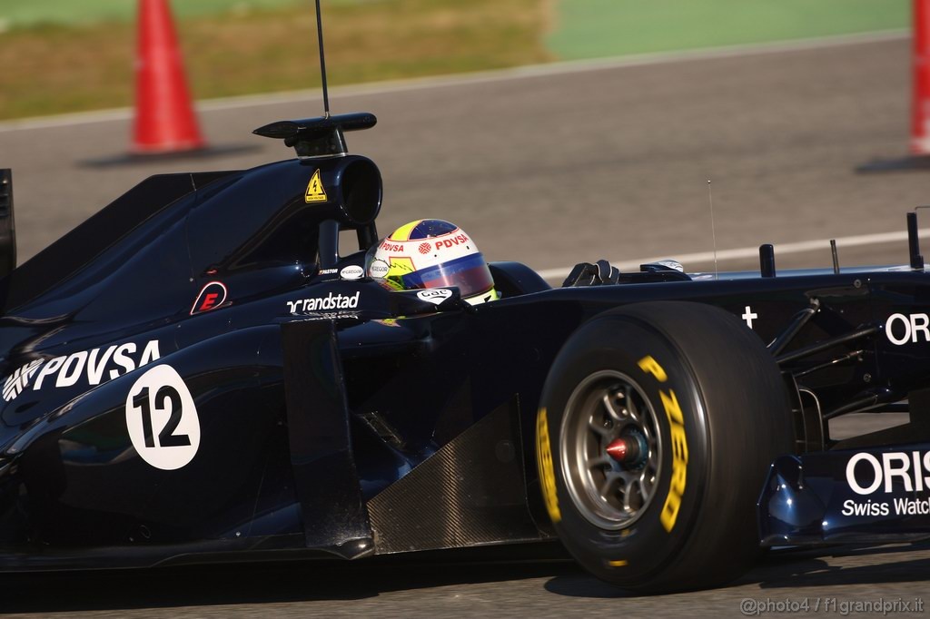 Jerez Test Febbraio 2011, 11/2/2011- Pastor Maldonado (VEN), Williams FW33 