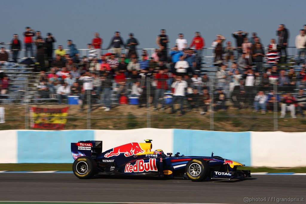 Jerez Test Febbraio 2011, 11/2/2011- Mark Webber (AUS), Red Bull Racing, RB7 