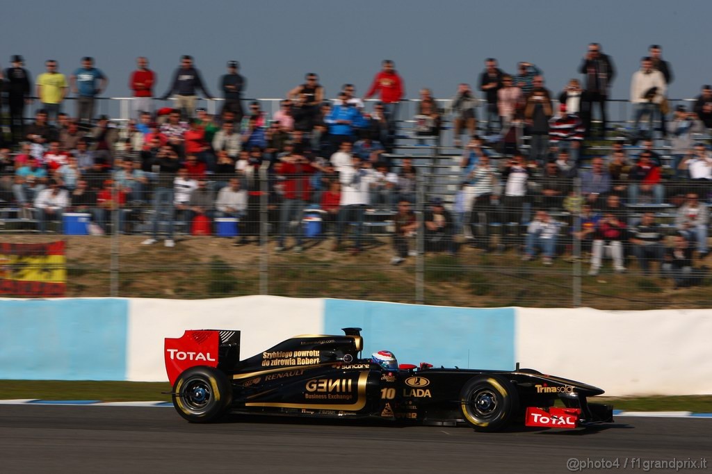 Jerez Test Febbraio 2011, 11/2/2011- Vitaly Petrov (RUS), Lotus Renault GP, R31 