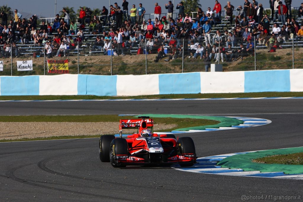 Jerez Test Febbraio 2011, 11/2/2011- Timo Glock (GER), Marussia Virgin Racing VR-02 