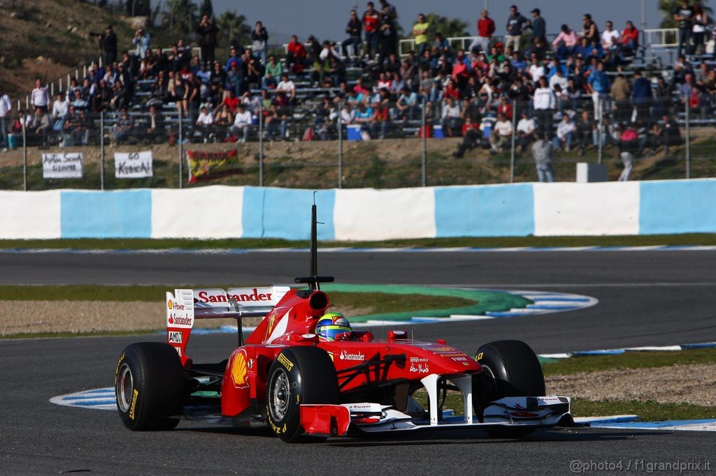 Jerez Test Febbraio 2011, 11/2/2011- Felipe Massa (BRA), Ferrari, F-150 Italia 