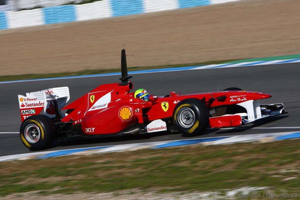 Jerez Test Febbraio 2011, 11/2/2011- Felipe Massa (BRA), Ferrari, F-150 Italia 