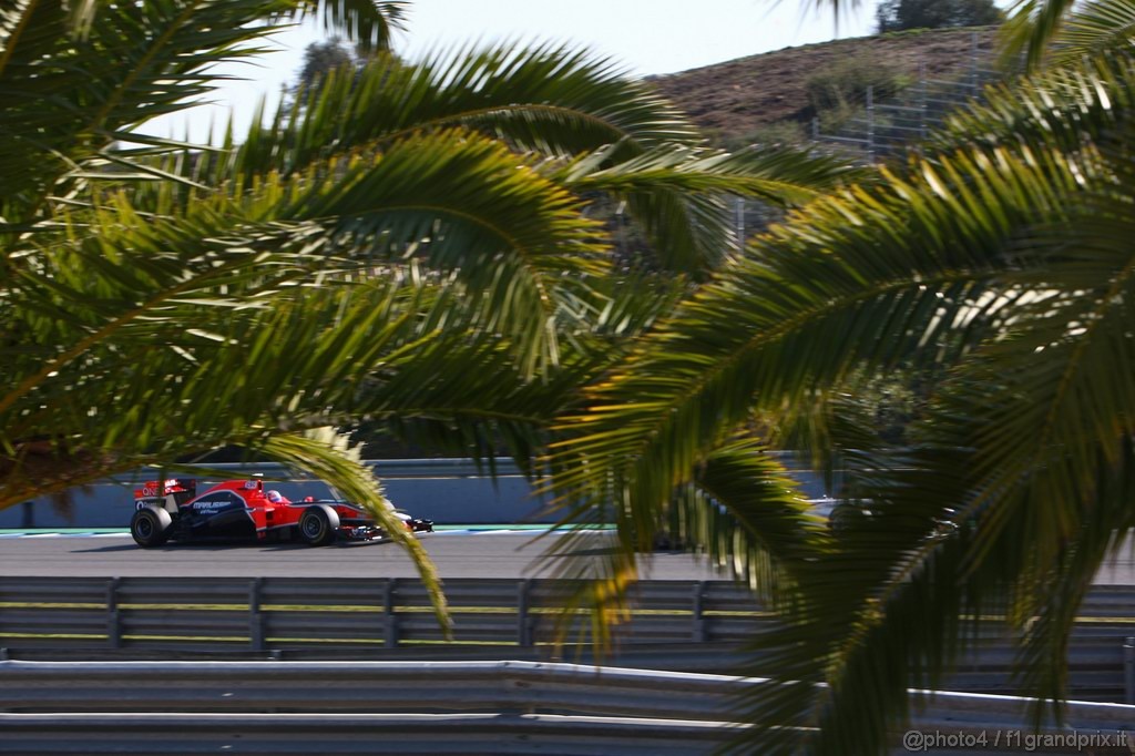 Jerez Test Febbraio 2011, 11/2/2011- Timo Glock (GER), Marussia Virgin Racing VR-02 