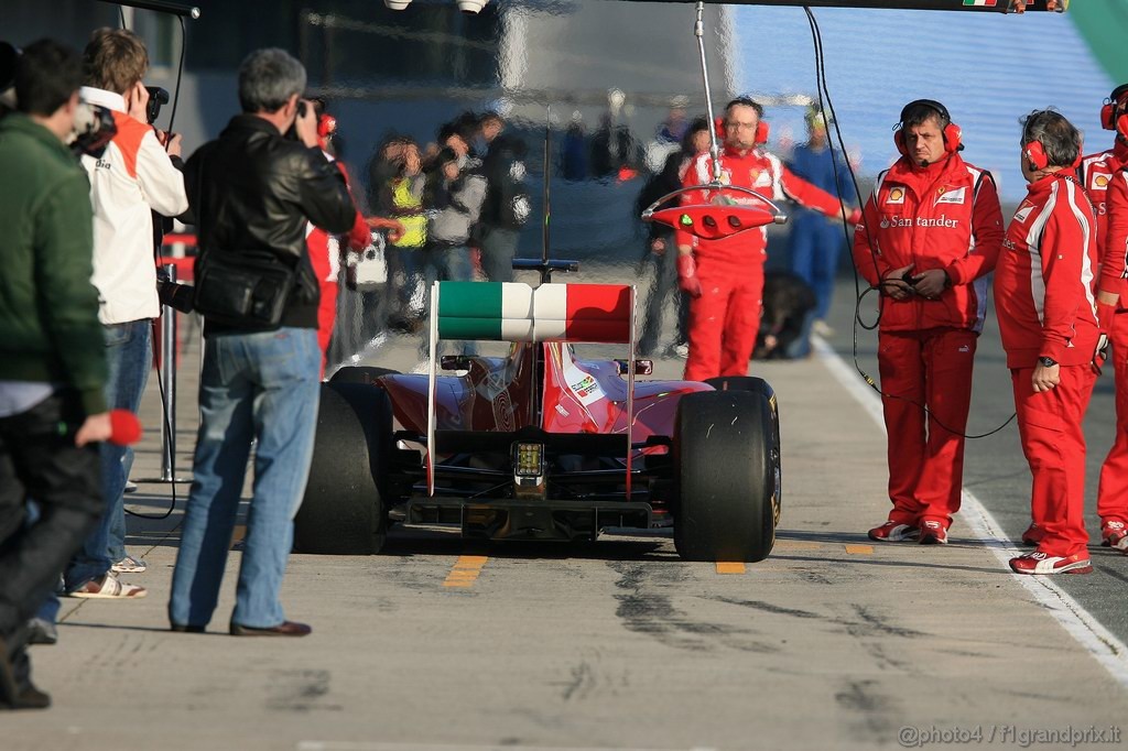 Jerez Test Febbraio 2011, 11/2/2011- Felipe Massa (BRA), Ferrari, F-150 Italia 