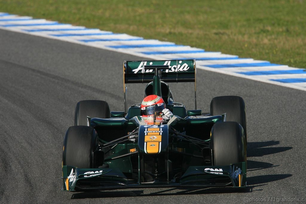 Jerez Test Febbraio 2011, 11/2/2011- Jarno Trulli (ITA), Team Lotus, TL11 