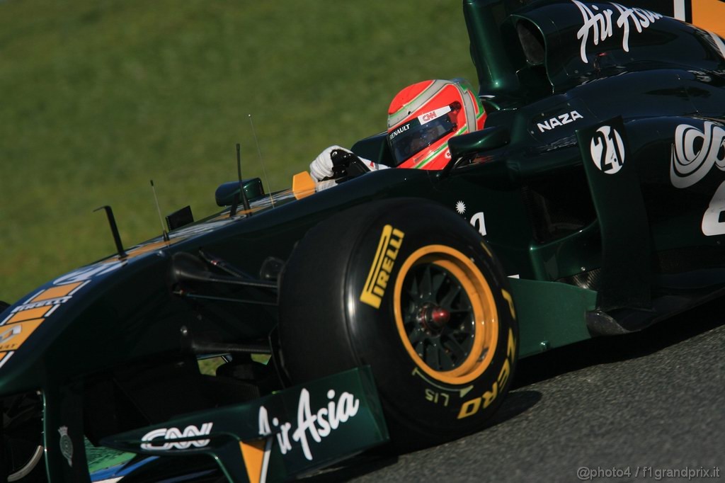 Jerez Test Febbraio 2011, 11/2/2011- Jarno Trulli (ITA), Team Lotus, TL11 