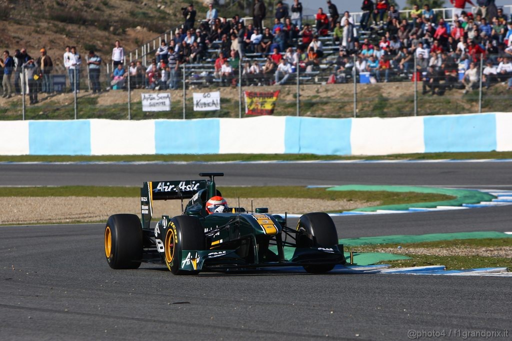 Jerez Test Febbraio 2011, 11/2/2011- Jarno Trulli (ITA), Team Lotus, TL11 