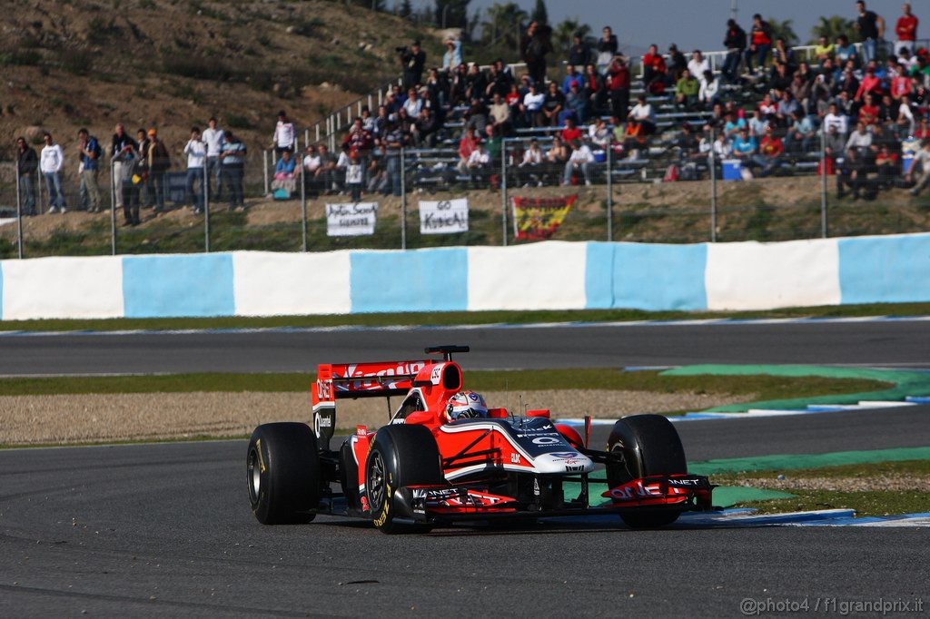 Jerez Test Febbraio 2011, 11/2/2011- Timo Glock (GER), Marussia Virgin Racing VR-02 