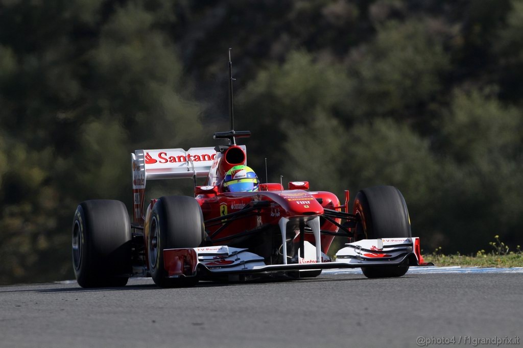 Jerez Test Febbraio 2011, 11/2/2011- Felipe Massa (BRA), Ferrari, F-150 Italia 