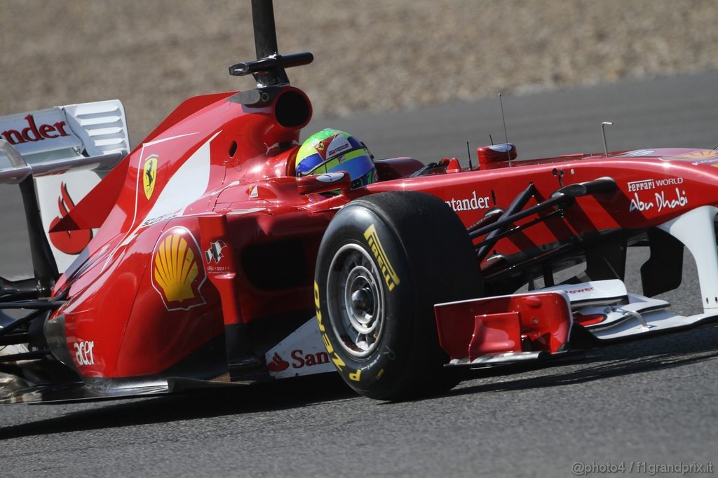 Jerez Test Febbraio 2011, 11/2/2011- Felipe Massa (BRA), Ferrari, F-150 Italia 