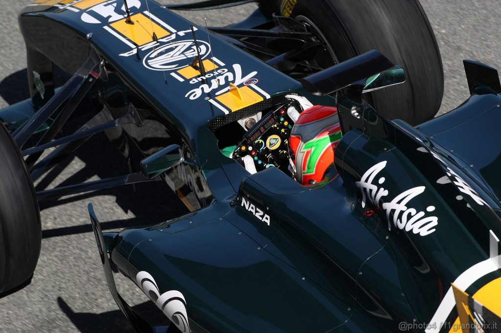 Jerez Test Febbraio 2011, 11/2/2011- Jarno Trulli (ITA), Team Lotus, TL11 
