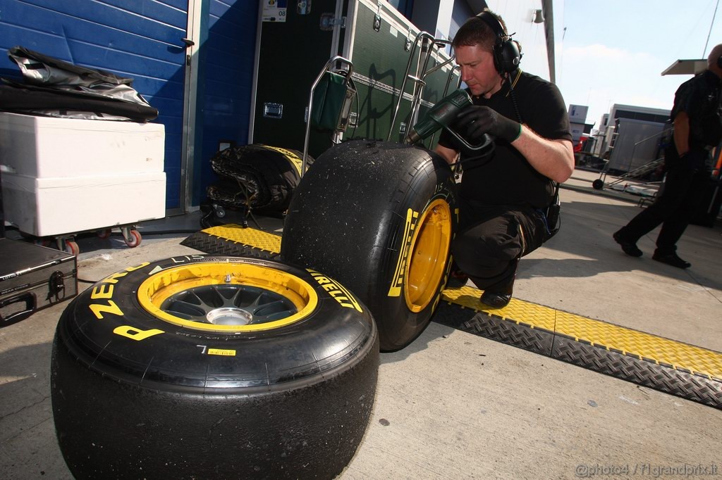 Jerez Test Febbraio 2011, 11.02.2011- Tyres Pirelli 