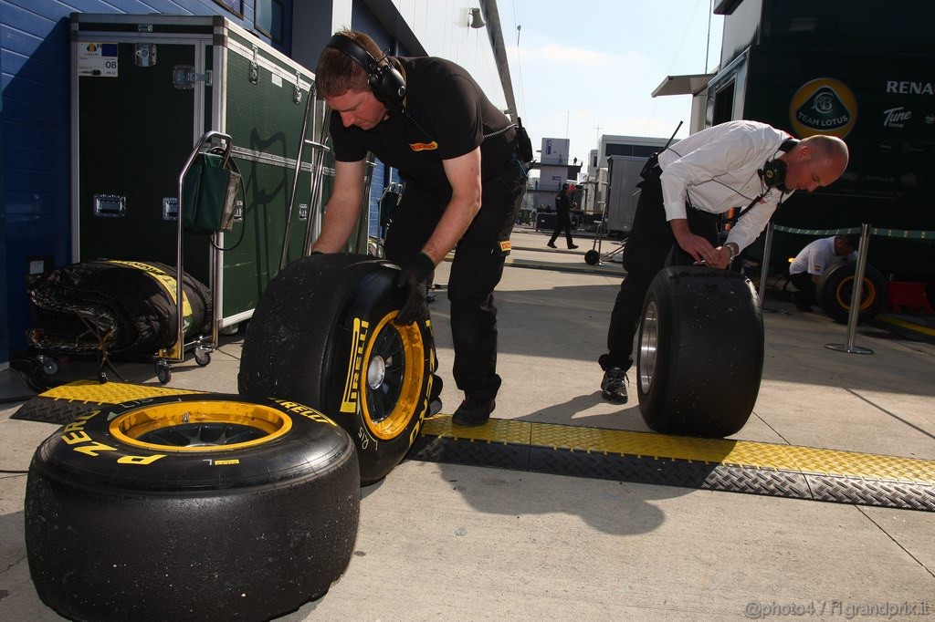 Jerez Test Febbraio 2011, 11.02.2011- Tyres Pirelli
