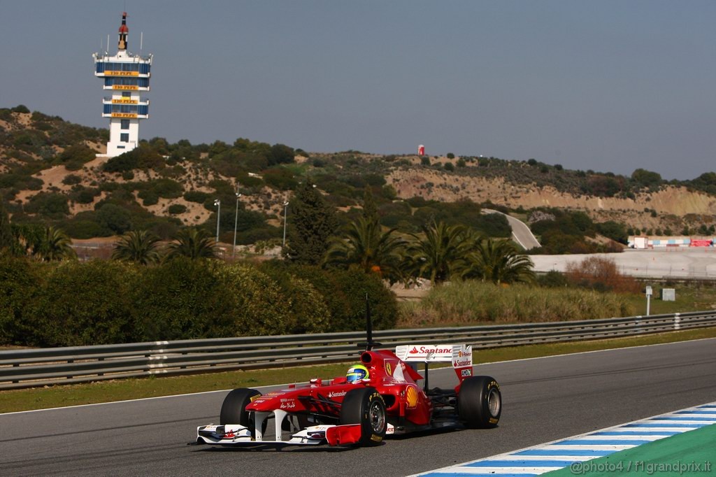 Jerez Test Febbraio 2011, 11.02.2011- Felipe Massa (BRA), Ferrari, F-150 Italia 