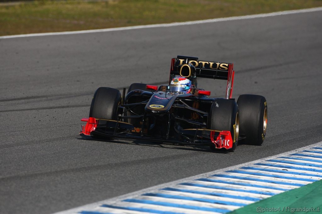 Jerez Test Febbraio 2011, 11.02.2011- Vitaly Petrov (RUS), Lotus Renault GP, R31 