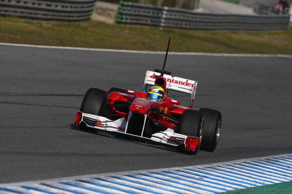 Jerez Test Febbraio 2011, 11.02.2011- Felipe Massa (BRA), Ferrari, F-150 Italia 