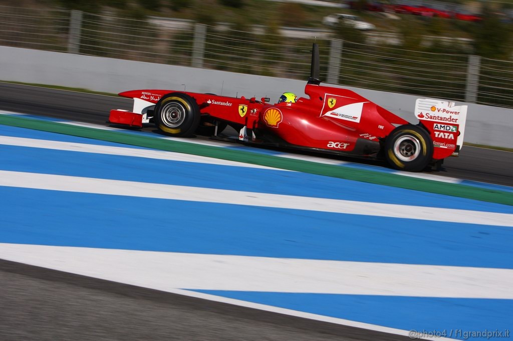 Jerez Test Febbraio 2011, 11.02.2011- Felipe Massa (BRA), Ferrari, F-150 Italia 