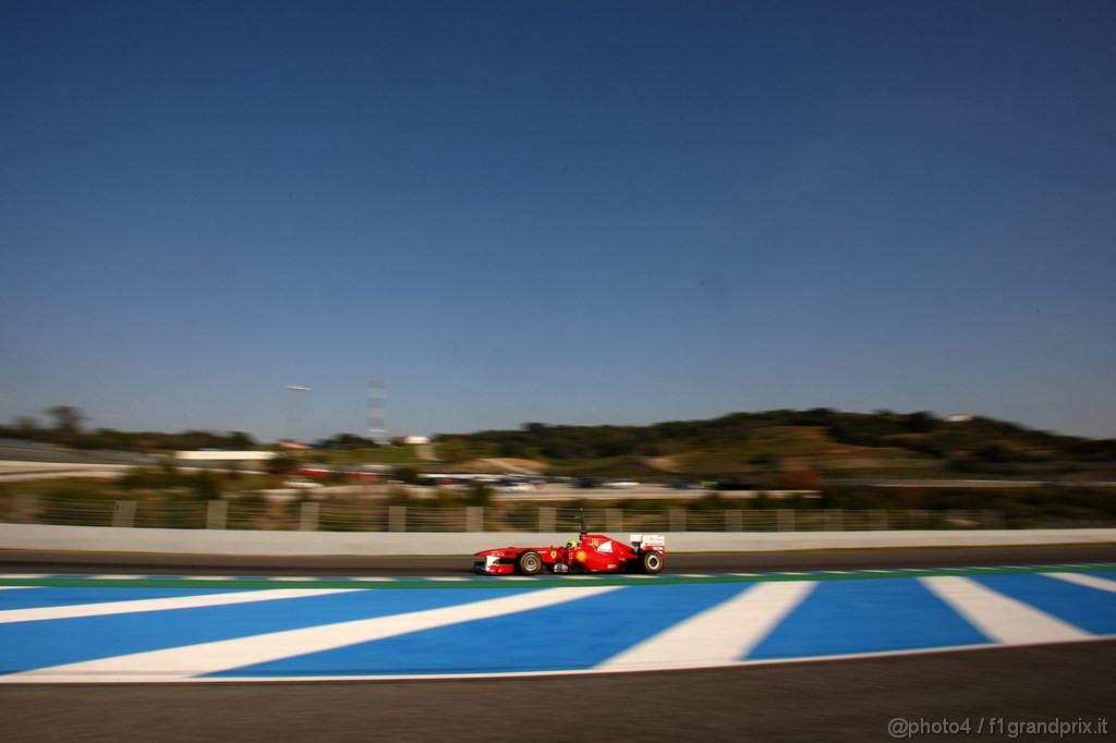 Jerez Test Febbraio 2011, 11.02.2011- Felipe Massa (BRA), Ferrari, F-150 Italia 