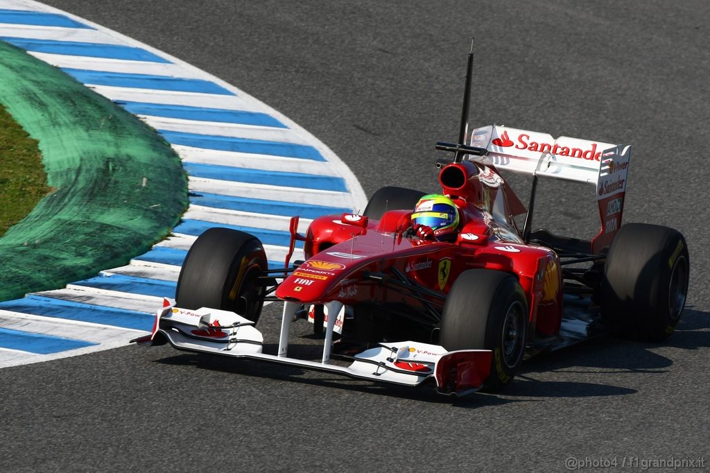 Jerez Test Febbraio 2011, 11.02.2011- Felipe Massa (BRA), Ferrari, F-150 Italia 