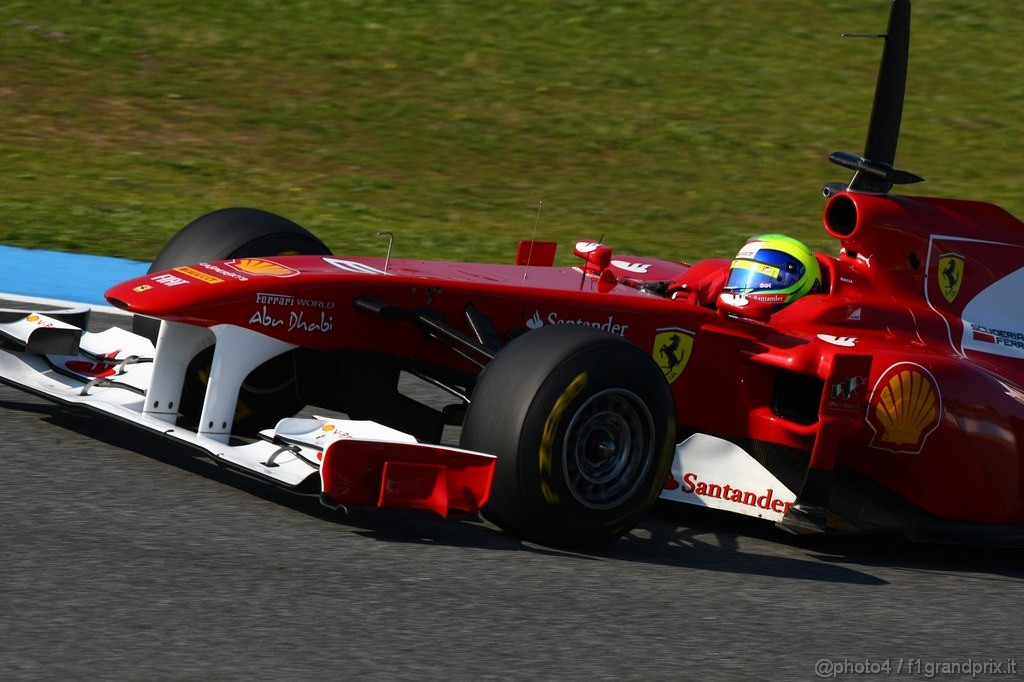 Jerez Test Febbraio 2011, 11.02.2011- Felipe Massa (BRA), Ferrari, F-150 Italia 