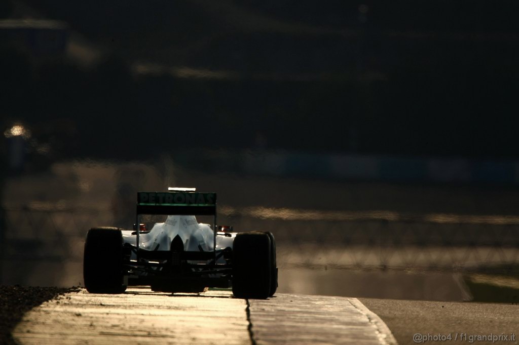 Jerez Test Febbraio 2011, 11.02.2011- Michael Schumacher (GER), Mercedes GP Petronas F1 Team, MGP W02 