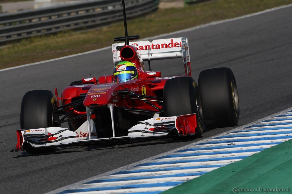 Jerez Test Febbraio 2011, 11.02.2011- Felipe Massa (BRA), Ferrari, F-150 Italia 